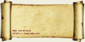 Danijela Šerbedžija vizit kartica